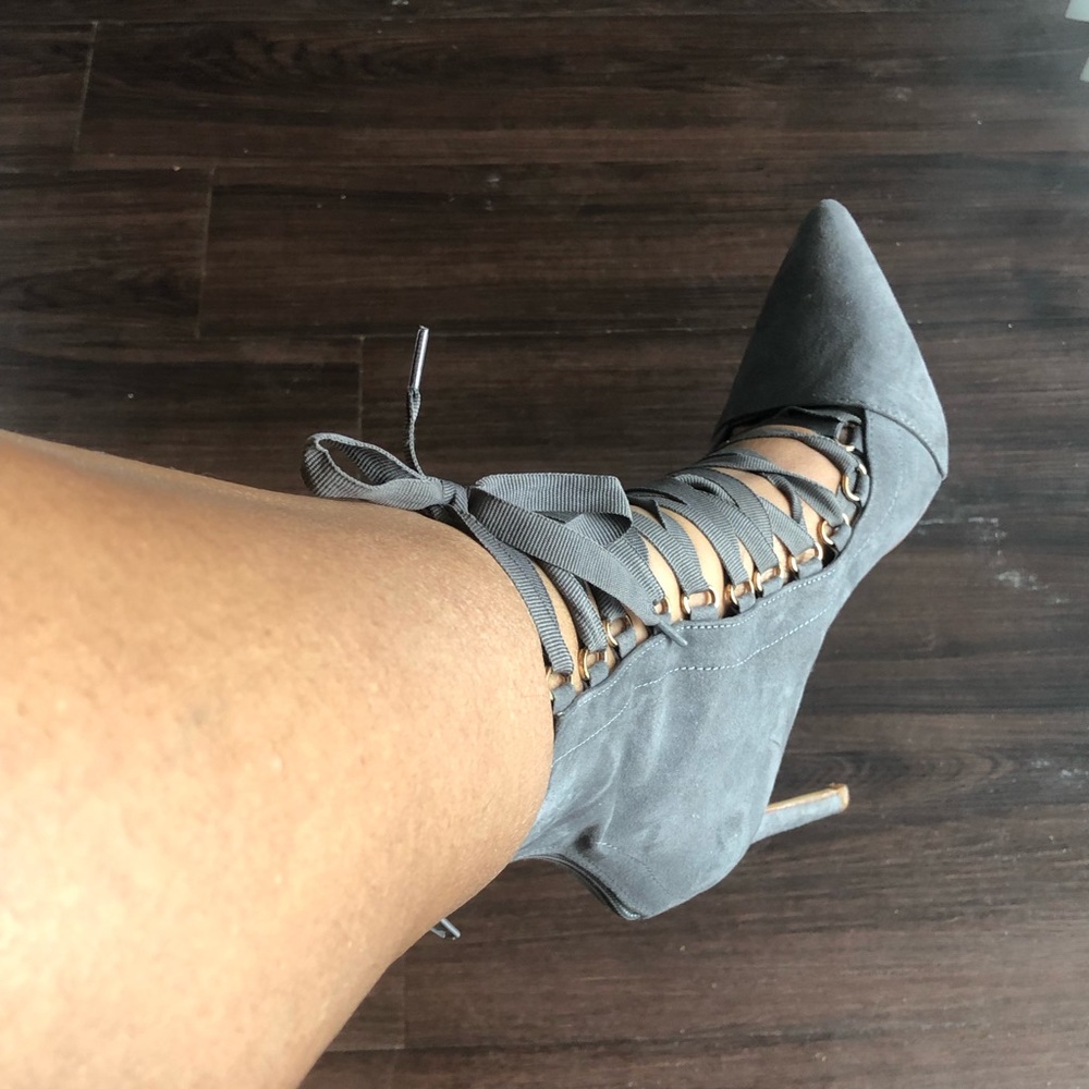 Suede Boot Heel!